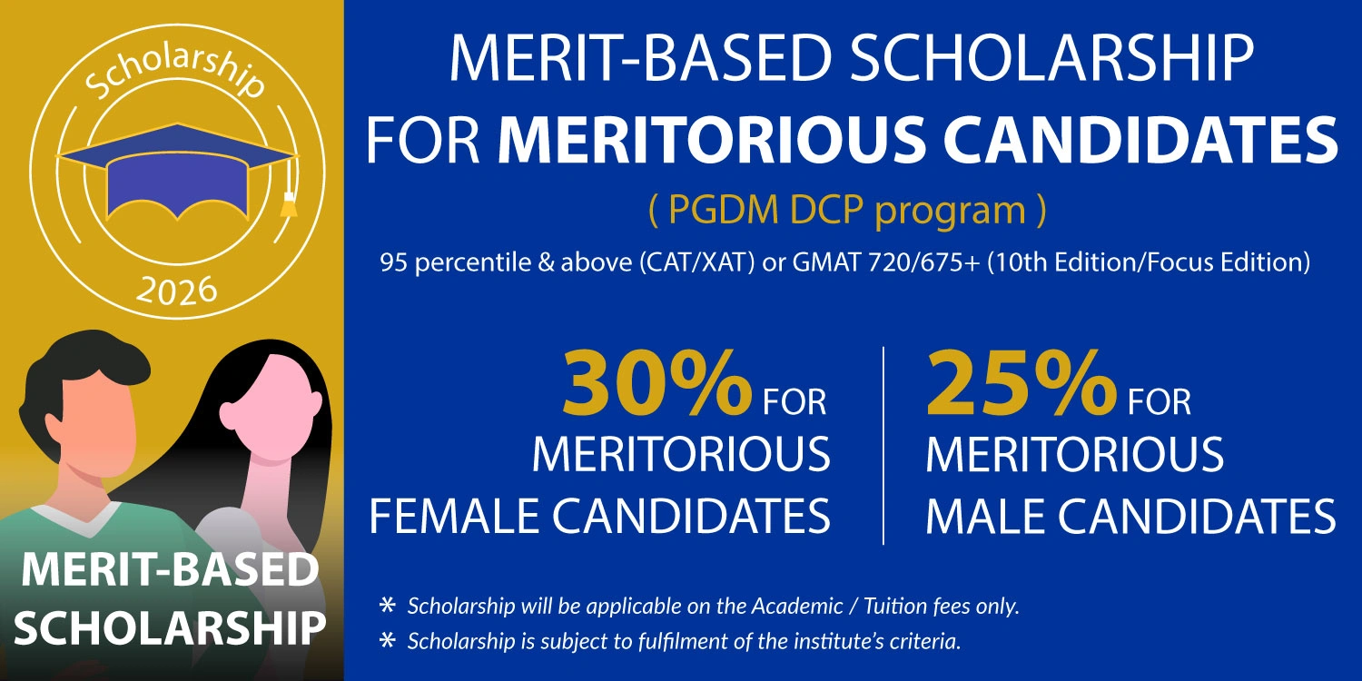 merit based pgdm scholarship